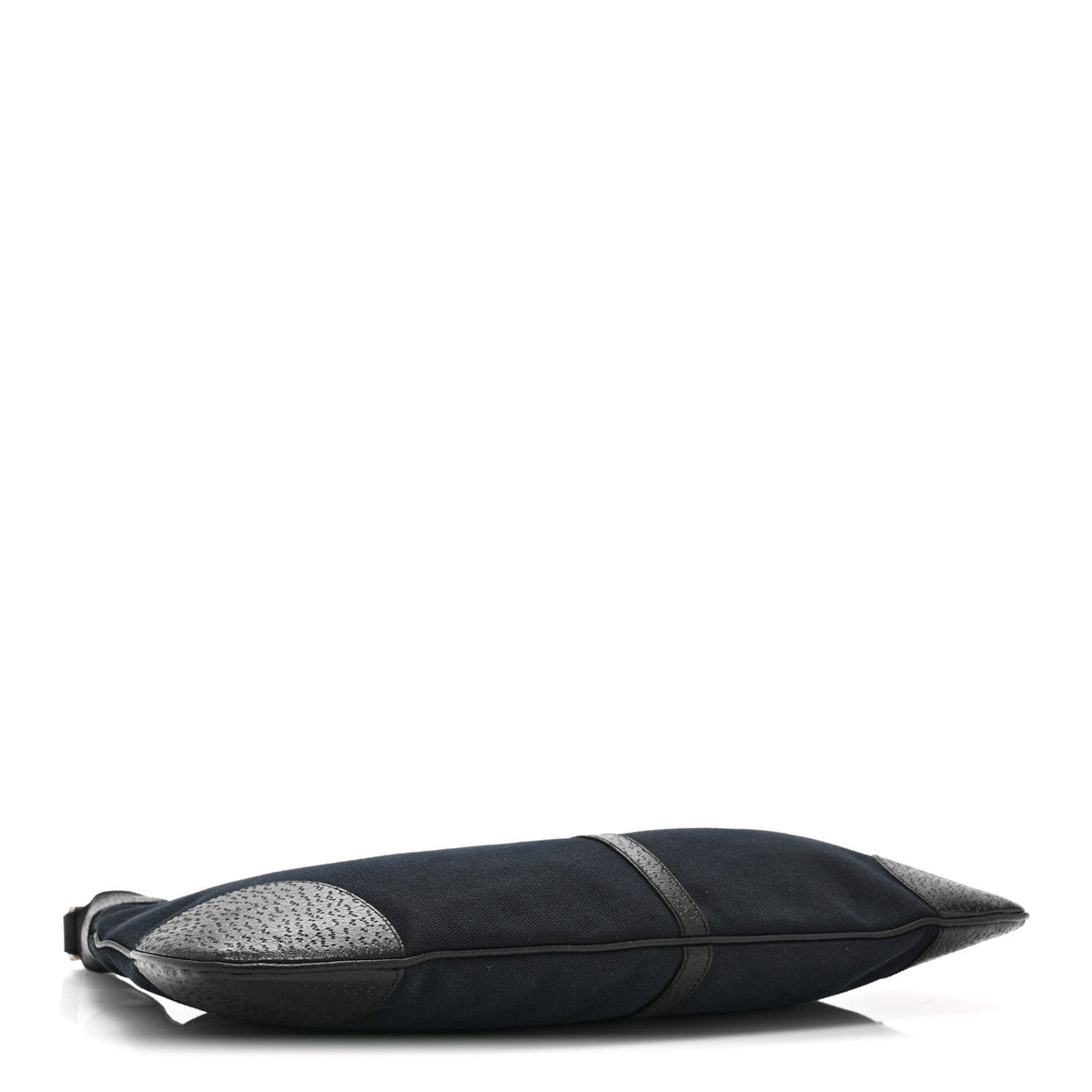 Small Canvas Hobo Bag - Black