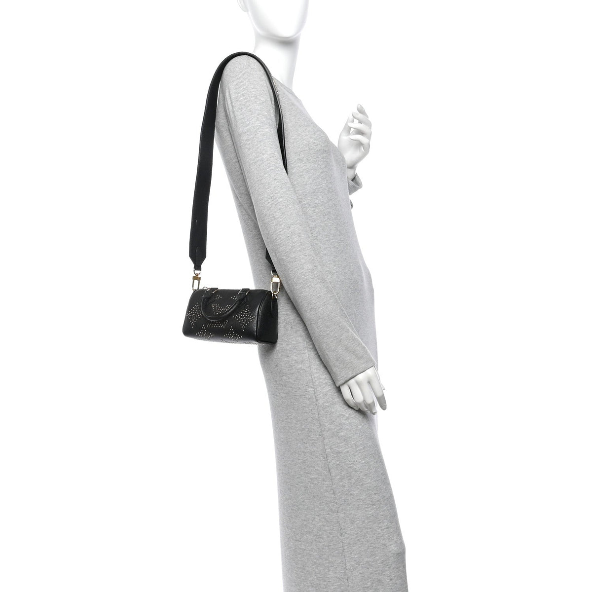 Nano Calfskin Handbag - Black