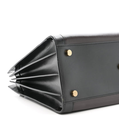 Small Calfskin Handbag - Black