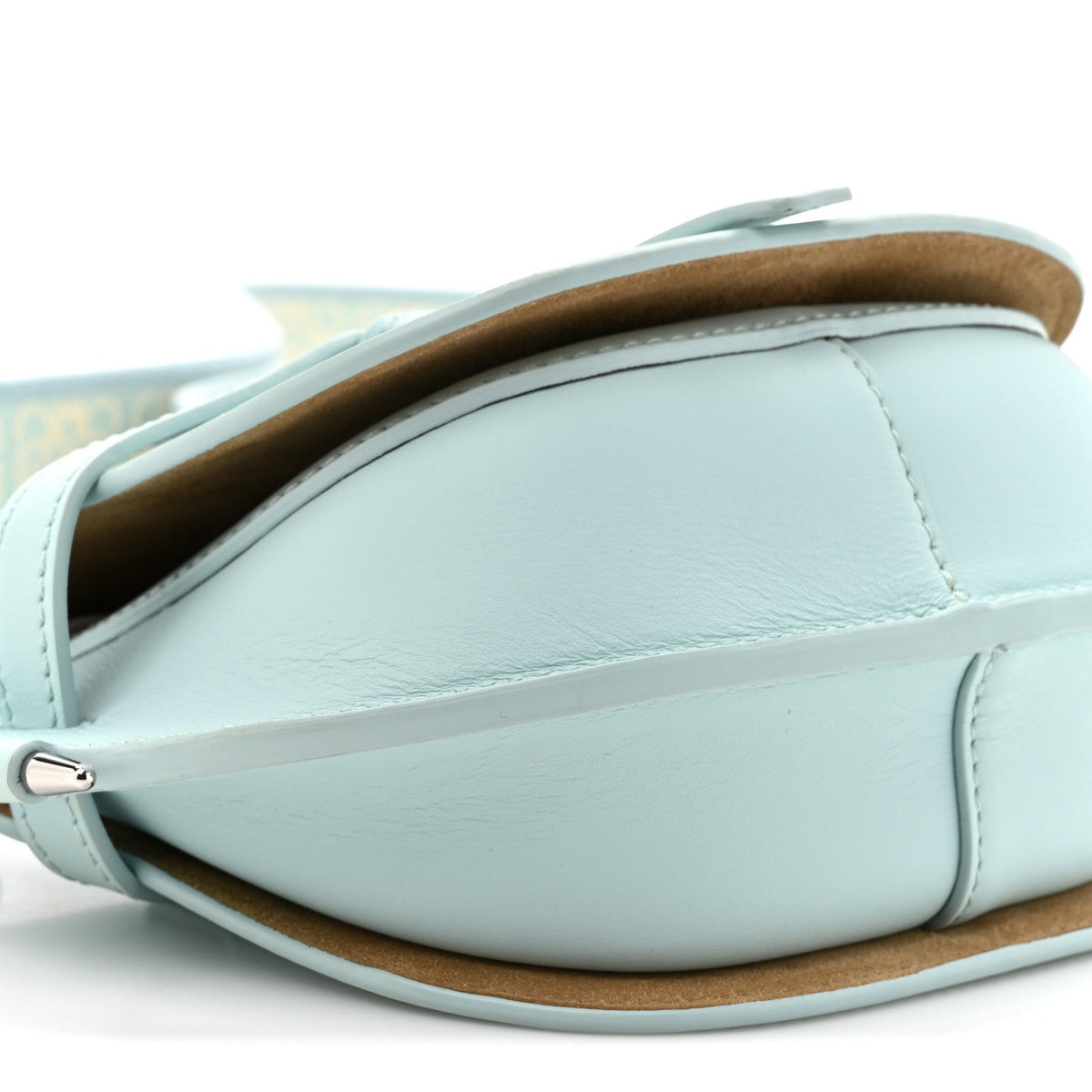 Mini Calfskin Handbag - Blue