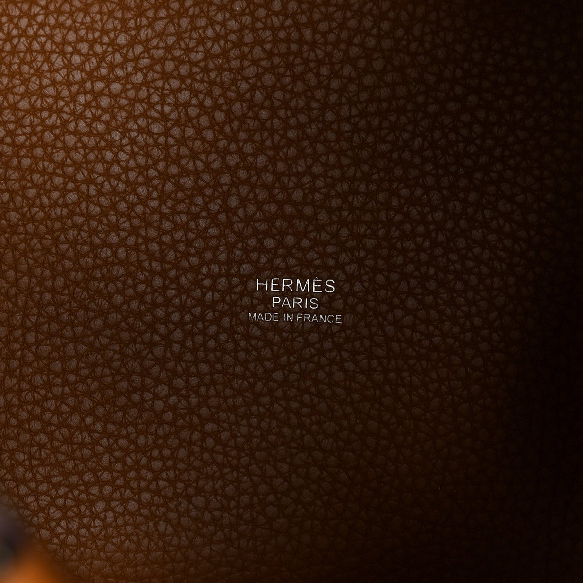 Taurillon Clemence Swift Eclat Picotin L Handbag