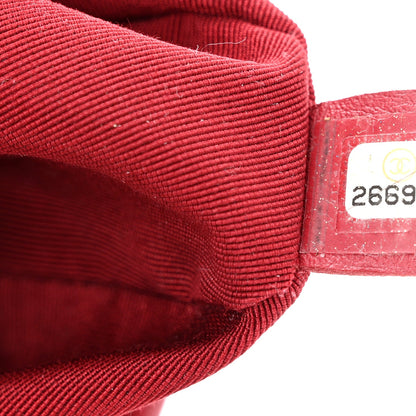 Mini Quilted Calfskin Backpack - Red