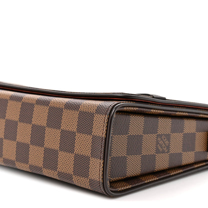 Damier Ebene Tribeca Long Handbag