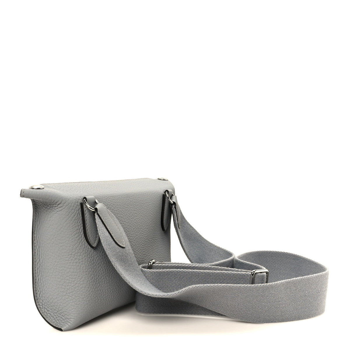 Togo Videpoches Gris Pantin Handbag