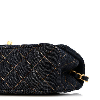 Mini Quilted Flap Shoulder Bag - Tan