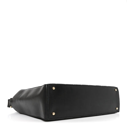 Medium Quilted Lambskin Shoulder Bag - Chocolate