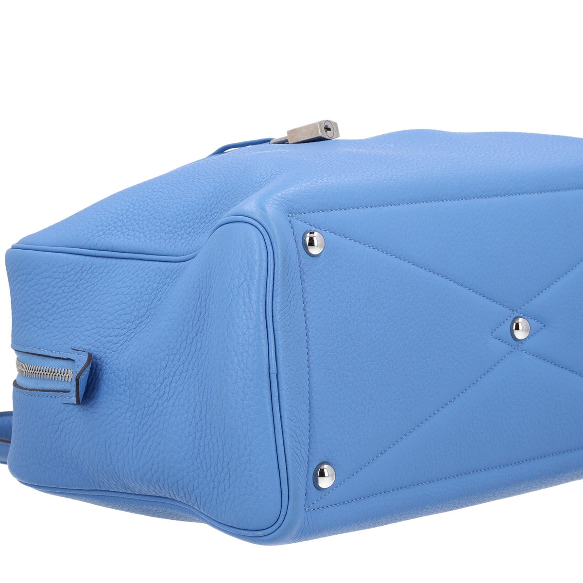Taurillon Clemence Victoria Ii 35 Bleu P Handbag