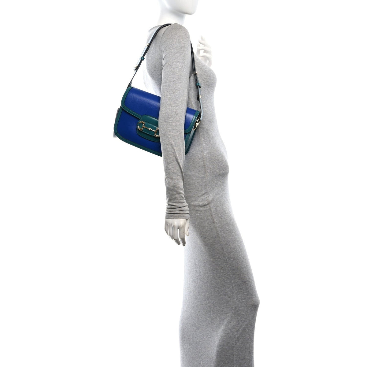 Calfskin Shoulder Bag - Blue