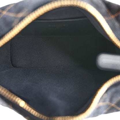 Quilted Hobo Bag - Blue