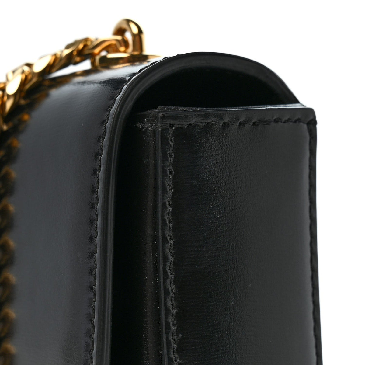 Calfskin Shoulder Bag - Black