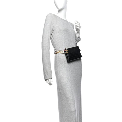 Calfskin Belt Bag - Black