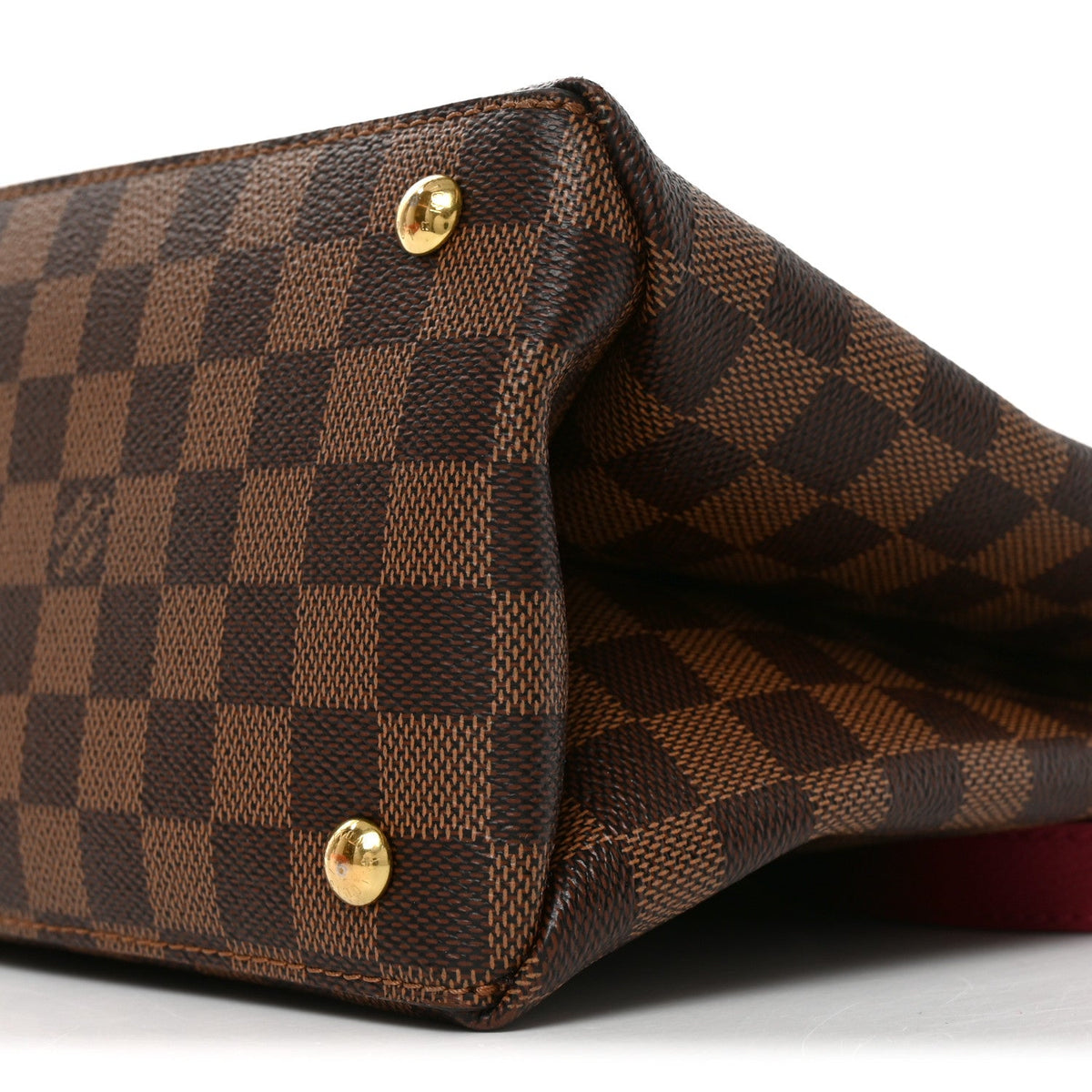 Damier Ebene Lv Riverside Lie De Vin Handbag