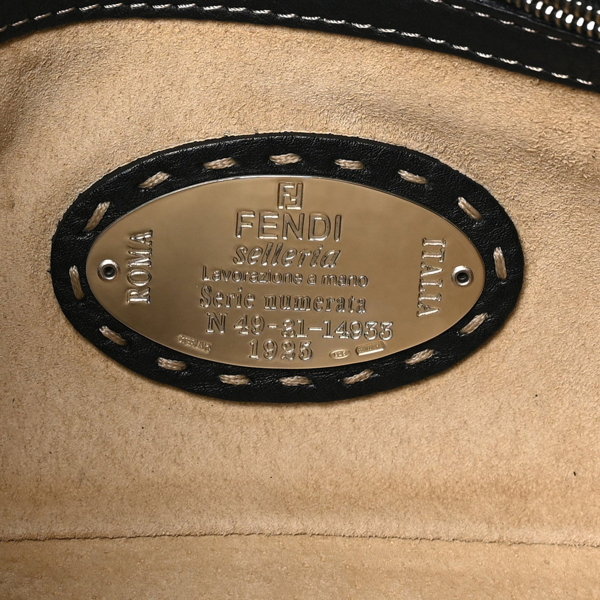 Calfskin Shoulder Bag - Black