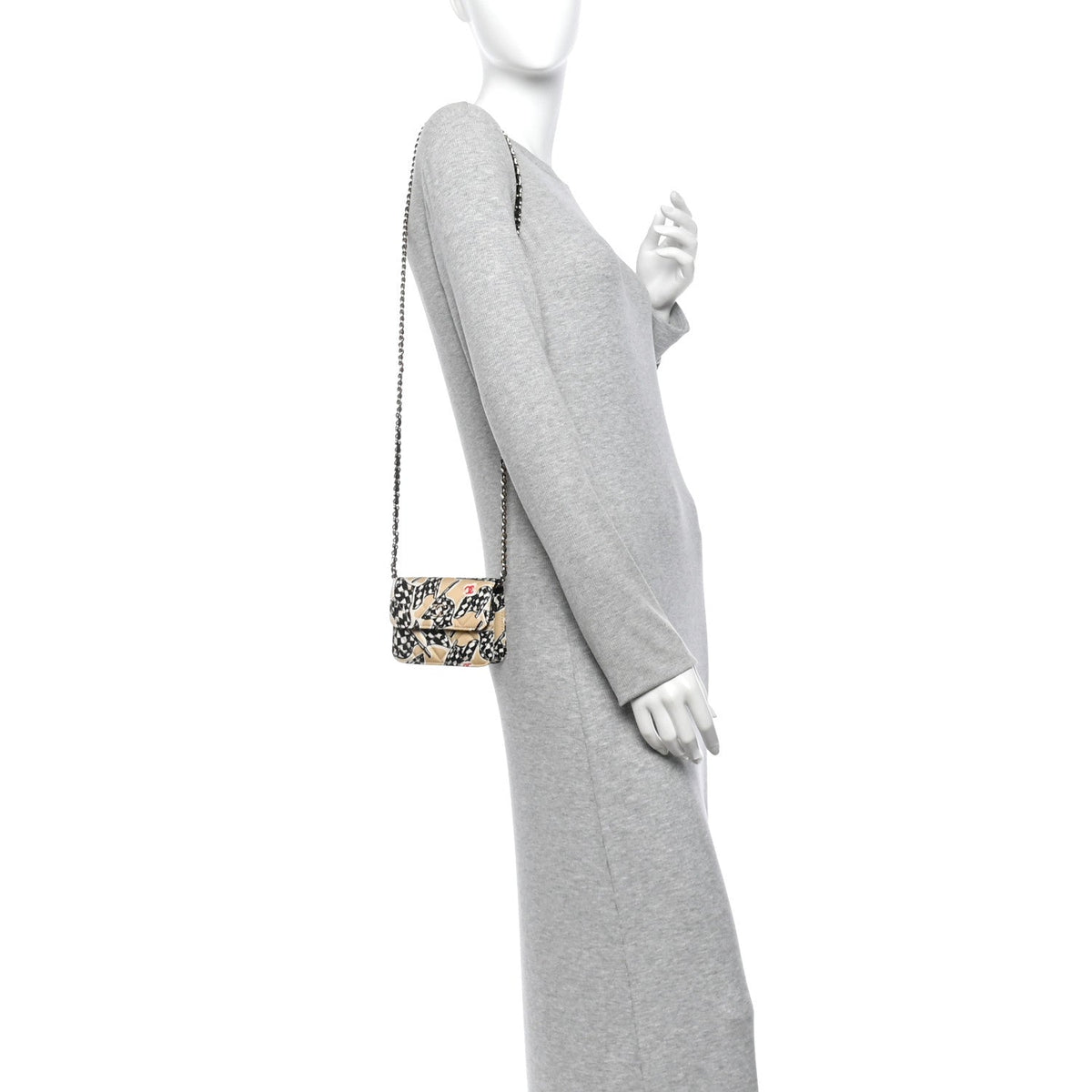 Canvas Clutch Bag - Beige