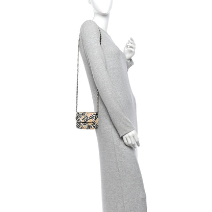 Canvas Clutch Bag - Beige