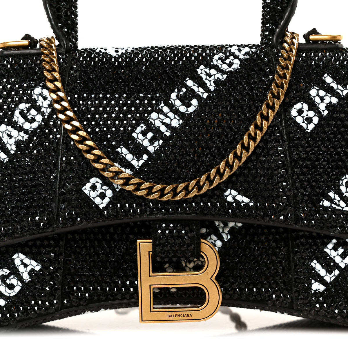 Suede Handbag - Black