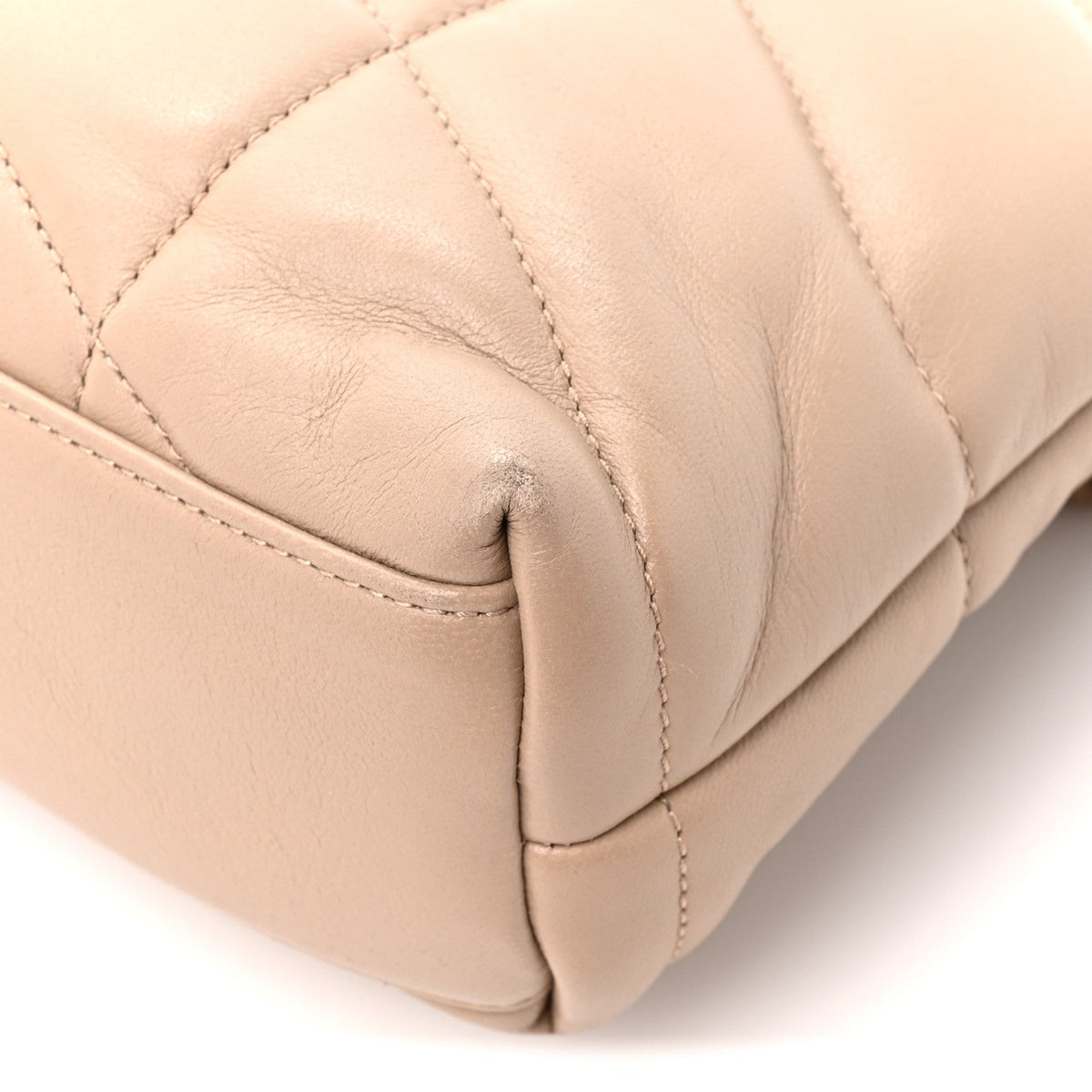 Quilted Lambskin Satchel Bag