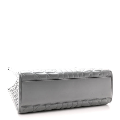 Medium Calfskin Tote Bag - Grey