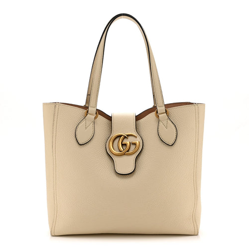 Small Calfskin Tote Bag - White