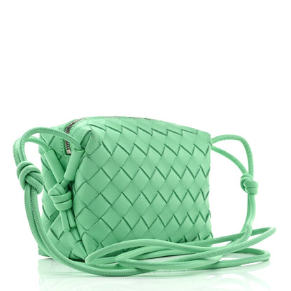 Mini Nappa Crossbody Bag - Fountain