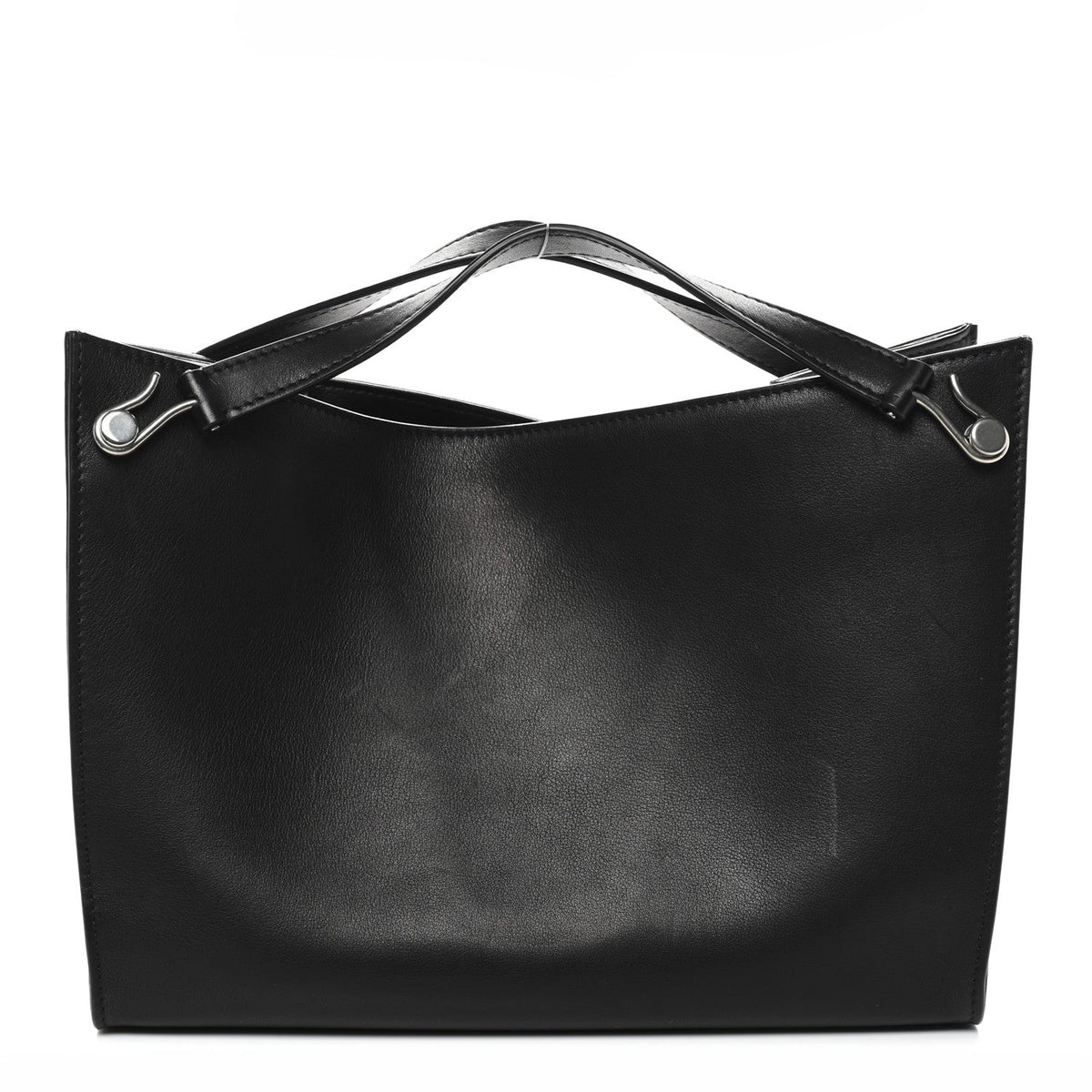 Small Calfskin Handbag - Black