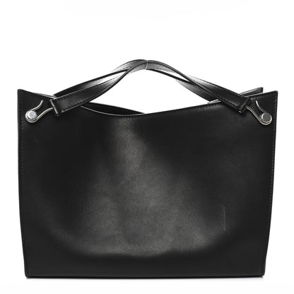 Small Calfskin Handbag - Black