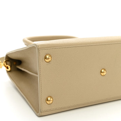 Calfskin Tote Bag - Beige
