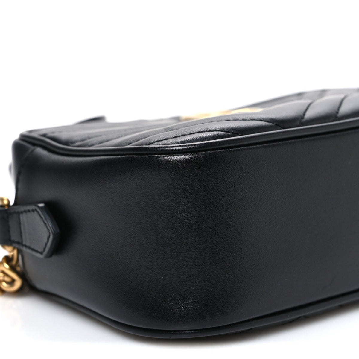 Small Calfskin Shoulder Bag - Black