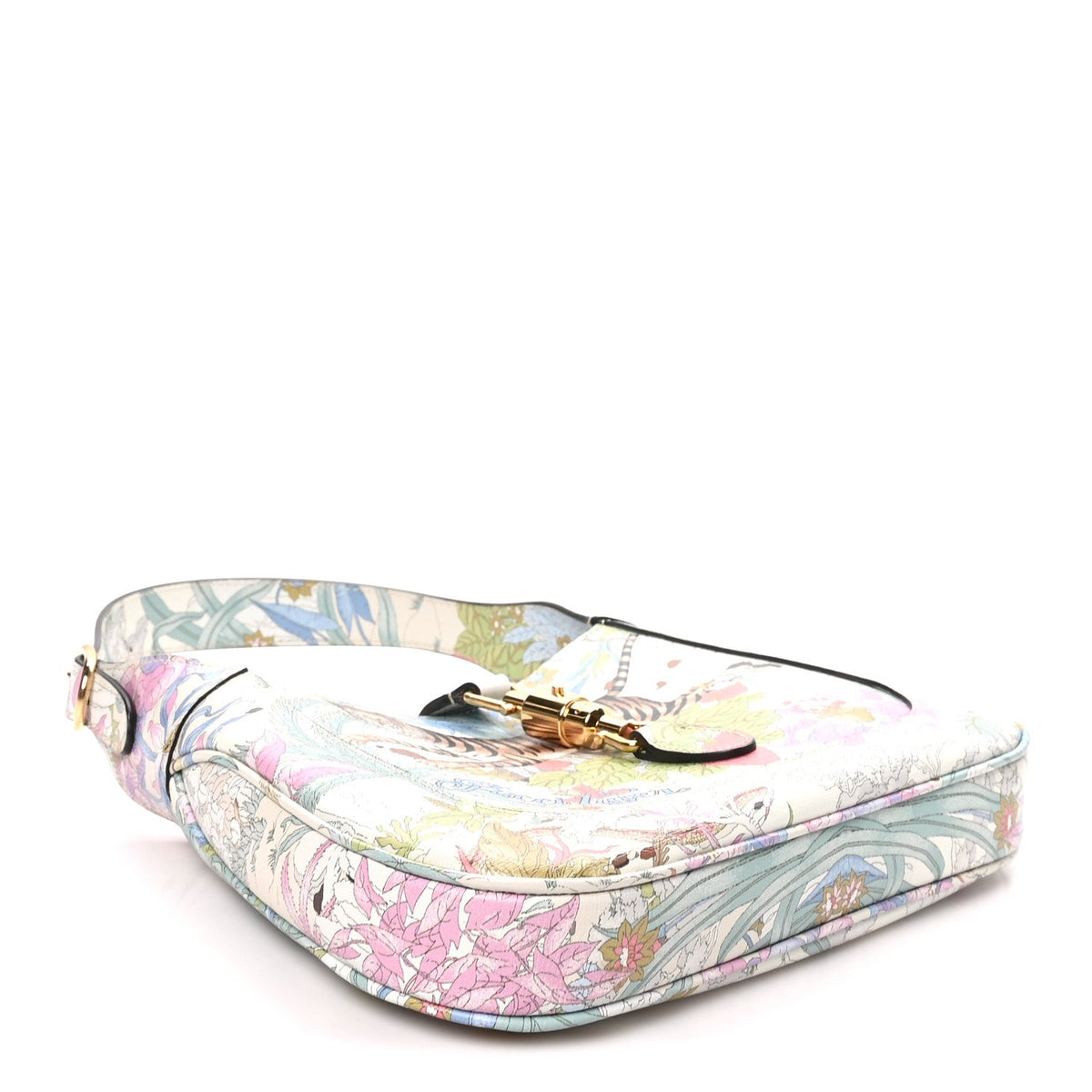 Small Calfskin Hobo Bag - White