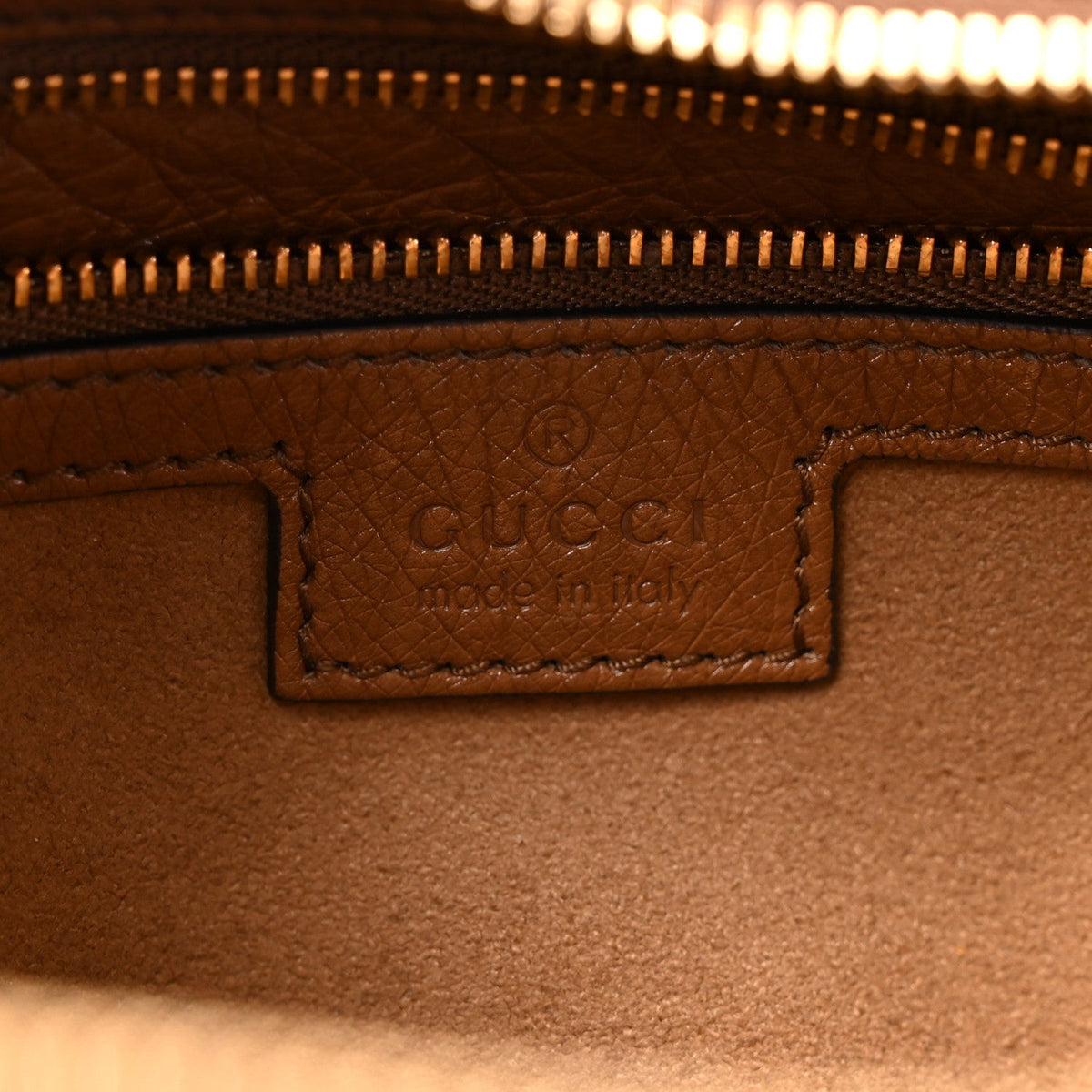 Large Shoulder Bag - Brown