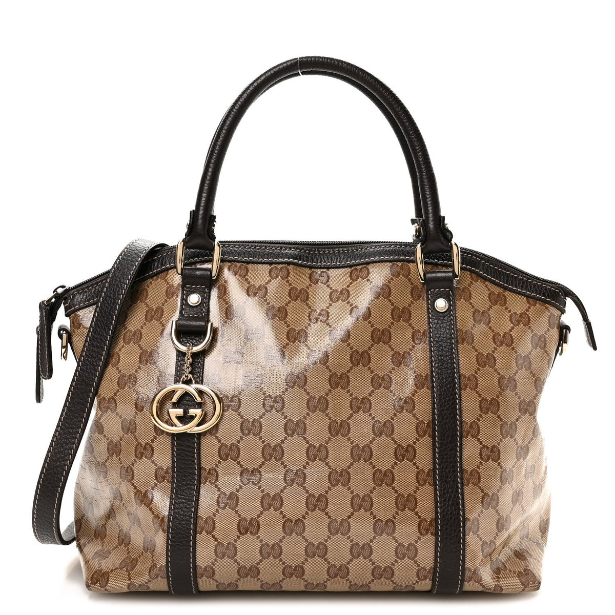 Medium Satchel Bag - Brown