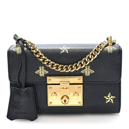 Small Calfskin Shoulder Bag - Black