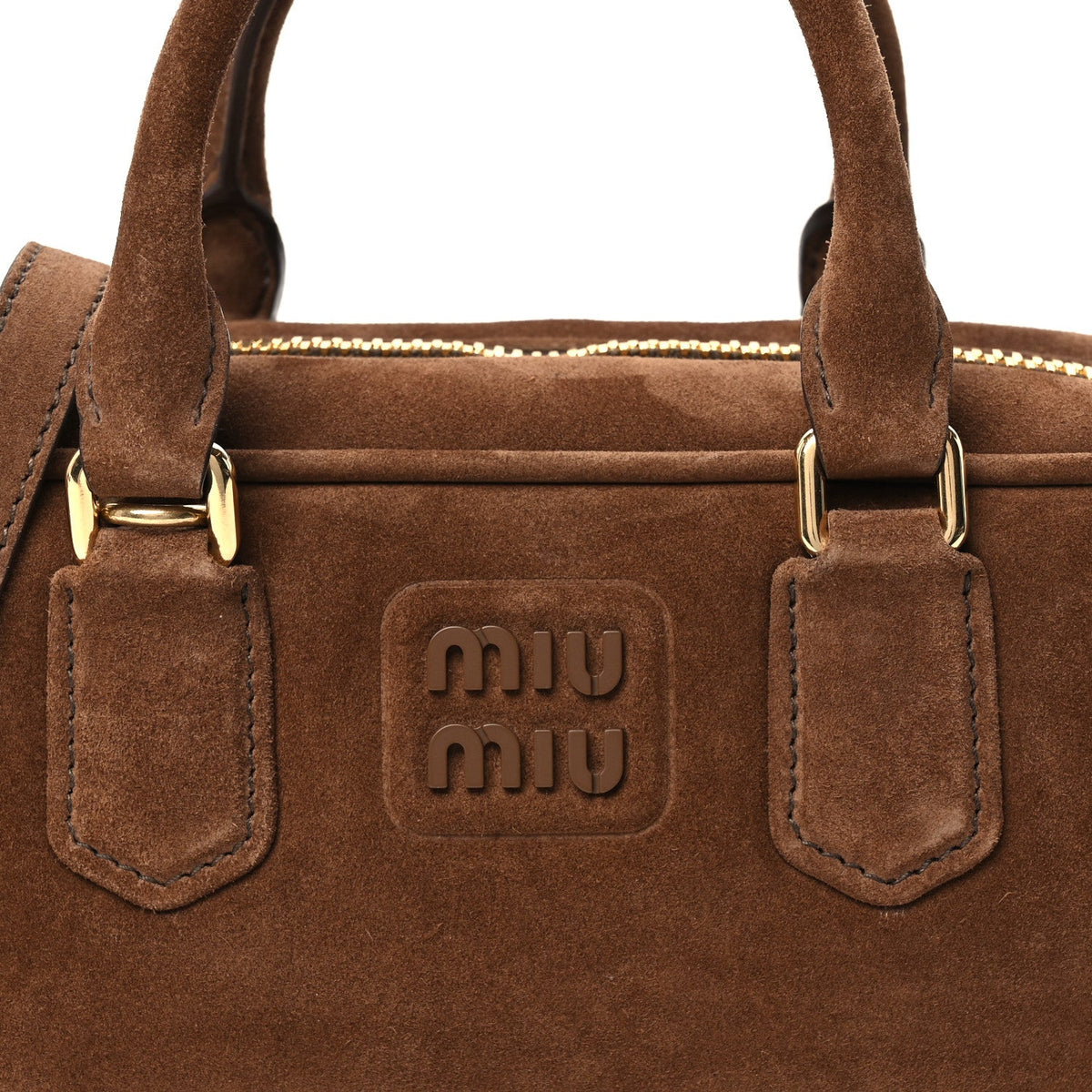 Suede Handbag