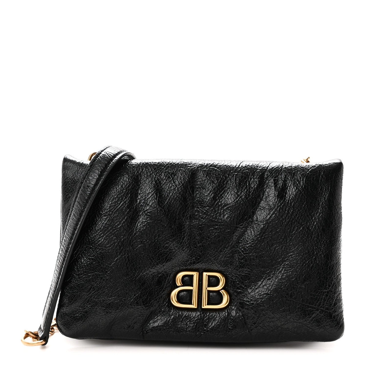 Medium Calfskin Shoulder Bag - Black