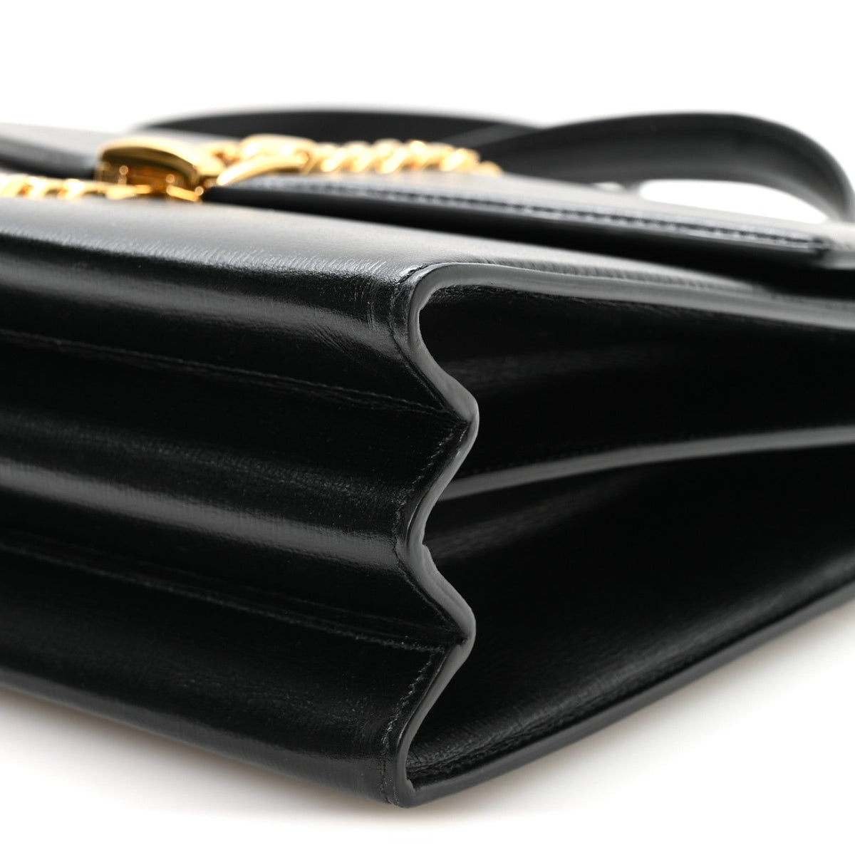 Small Calfskin Handbag - Black