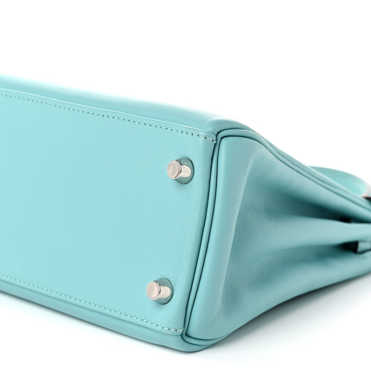 Swift Kelly Retourne 25 Bleu Atoll Handbag