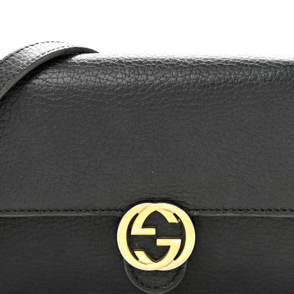 Calfskin Wallet Bag - Black
