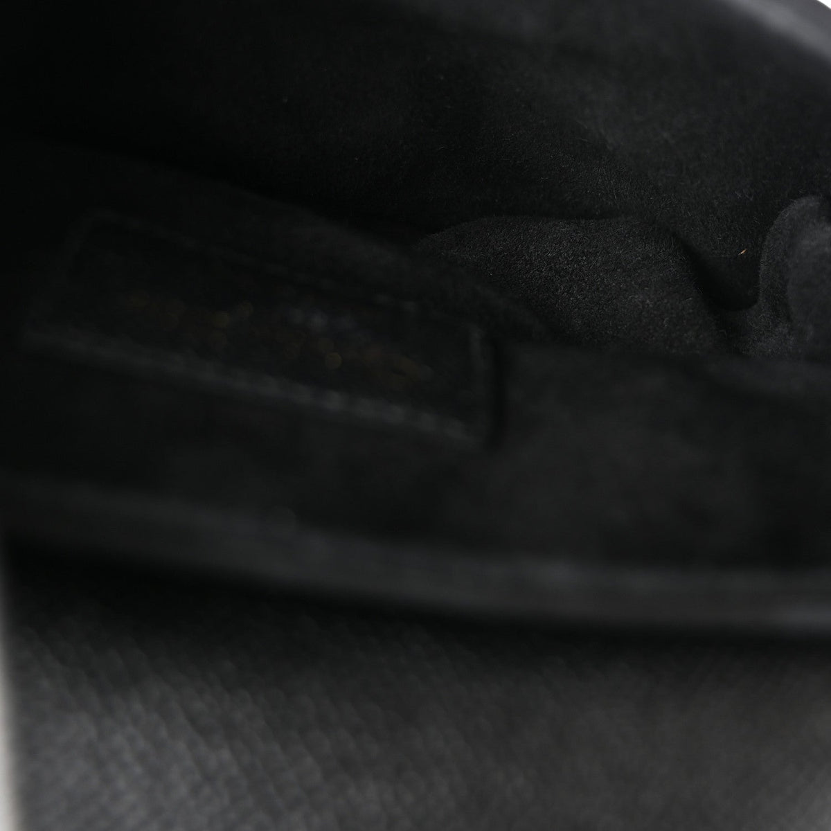 Mini Calfskin Handbag - Black
