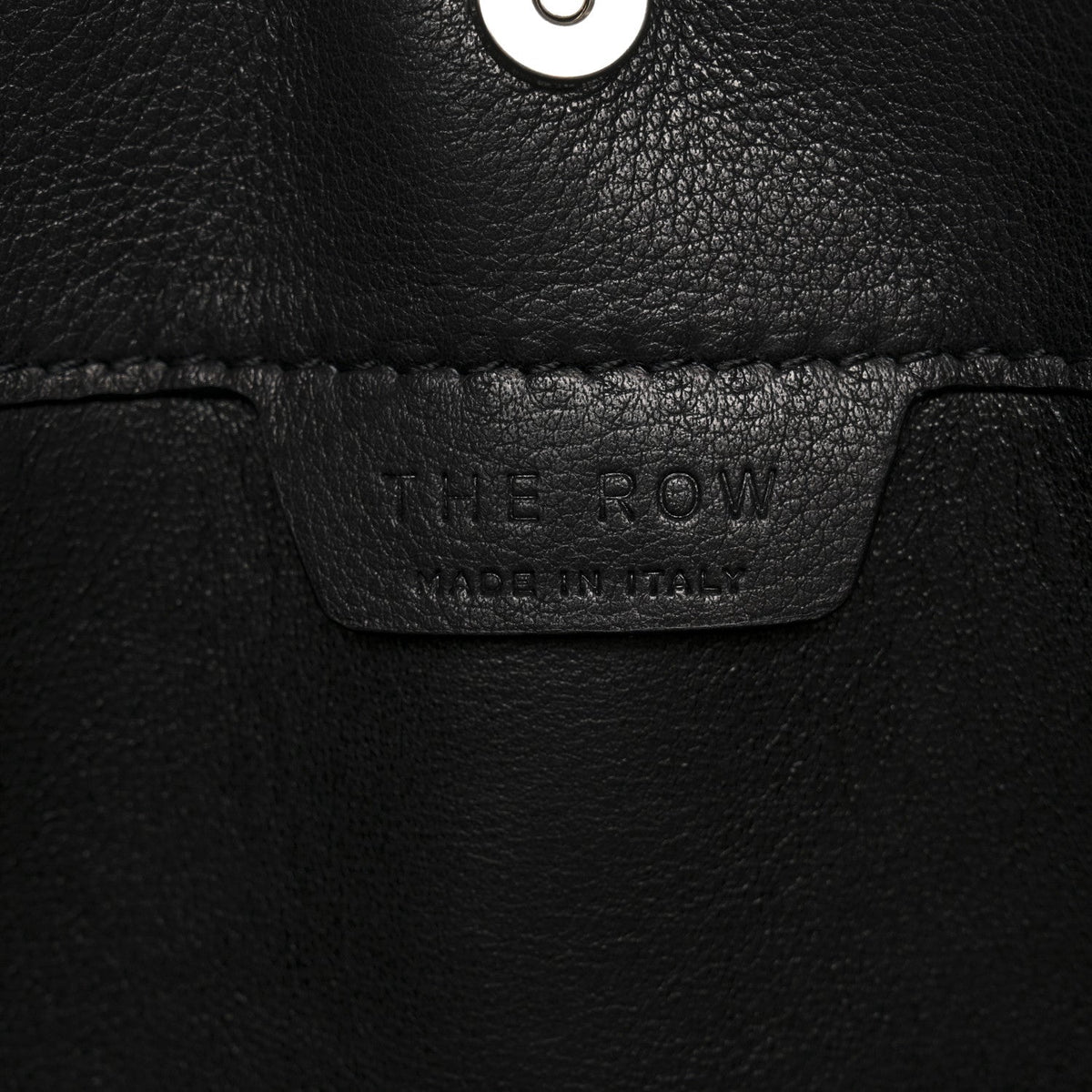 Small Calfskin Handbag - Black