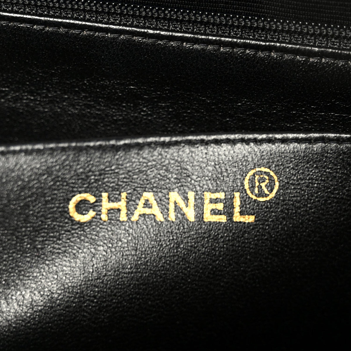 Quilted Lambskin Flap Shoulder Bag - Black