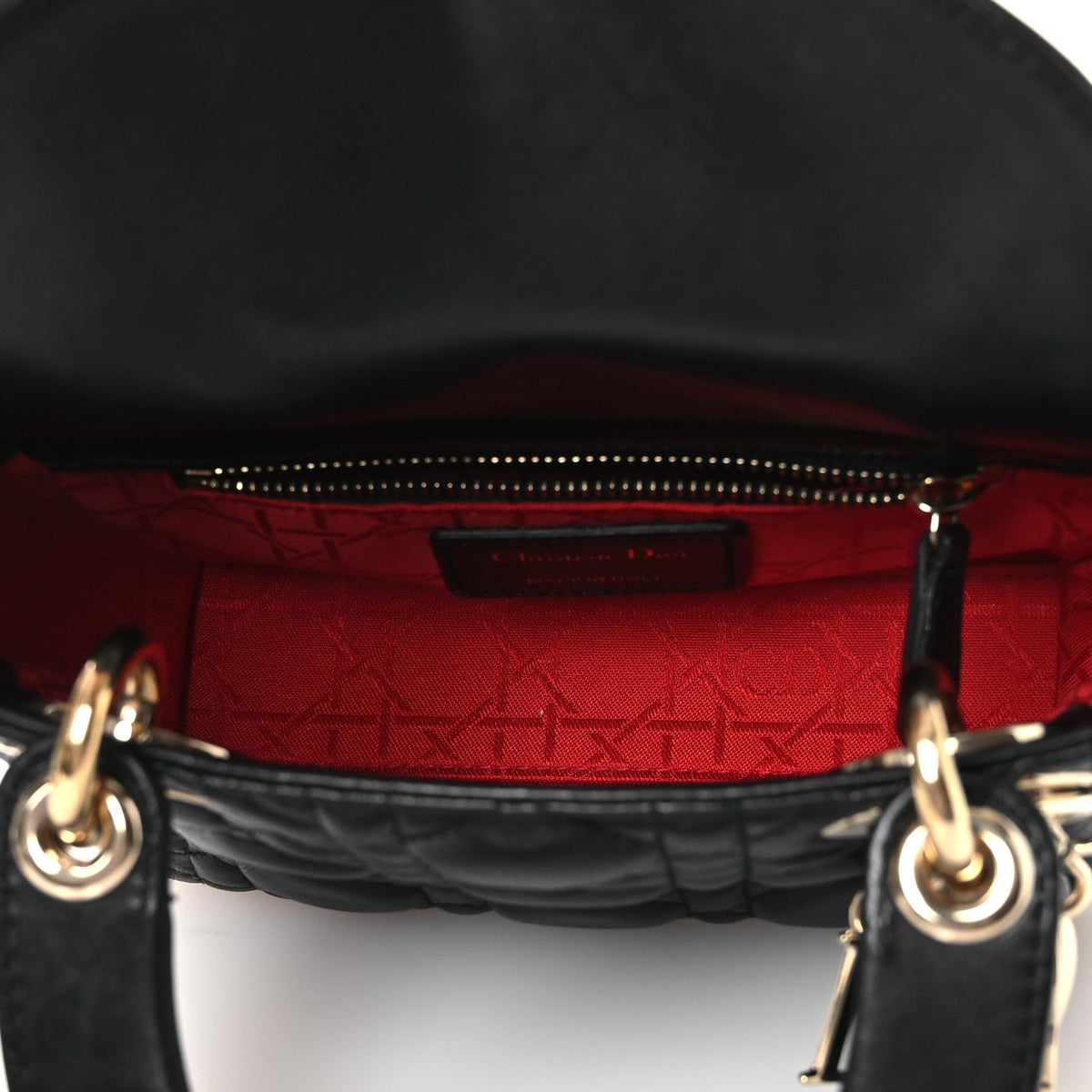 Mini Lambskin Handbag - Black