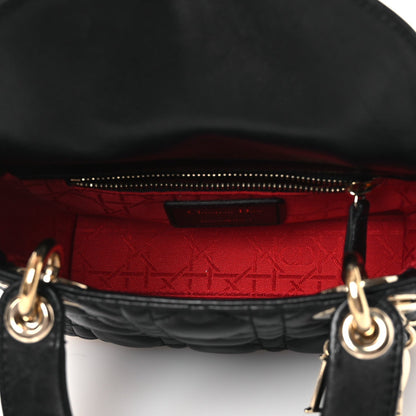 Mini Lambskin Handbag - Black