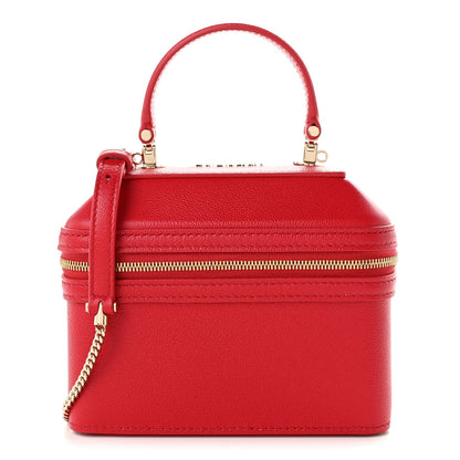 Calfskin Handbag - Red