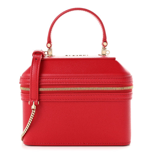 Calfskin Handbag - Red