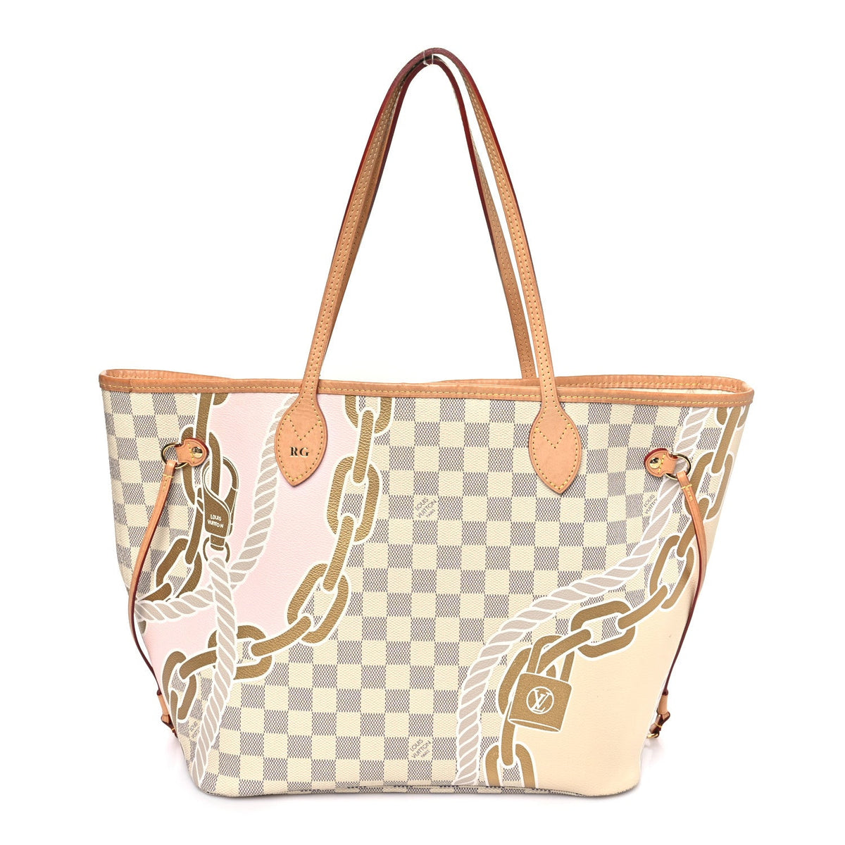 Damier Azur Nautical Neverfull Mm Handbag
