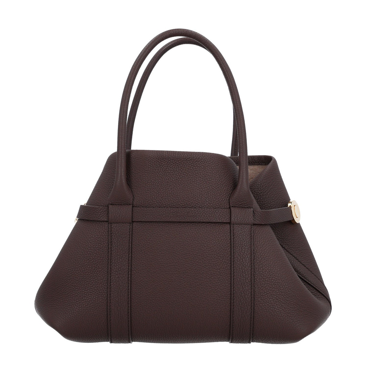 Small Calfskin Tote Bag - Brown