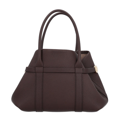 Small Calfskin Tote Bag - Brown