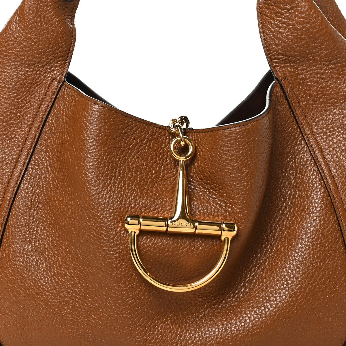 Maxi Calfskin Shoulder Bag - Brown