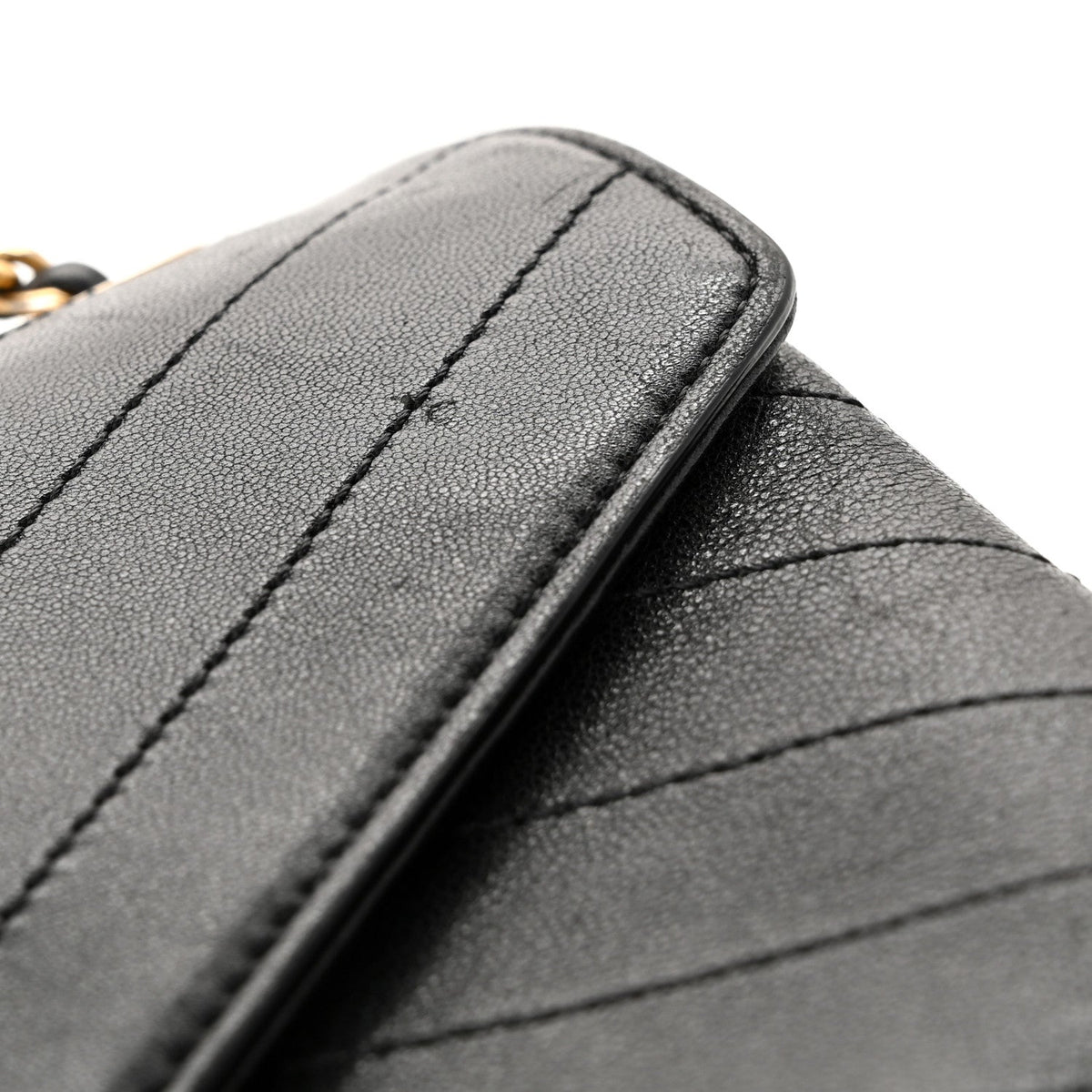 Medium Calfskin Flap Shoulder Bag - Black