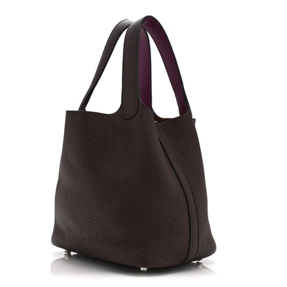 Taurillon Clemence Swift Eclat Picotin L Handbag
